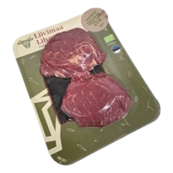 Liivimaa lihaveis Laagerdatud Mahe rohumaaveise sisefilee steik EE-ÖKO-03 240g