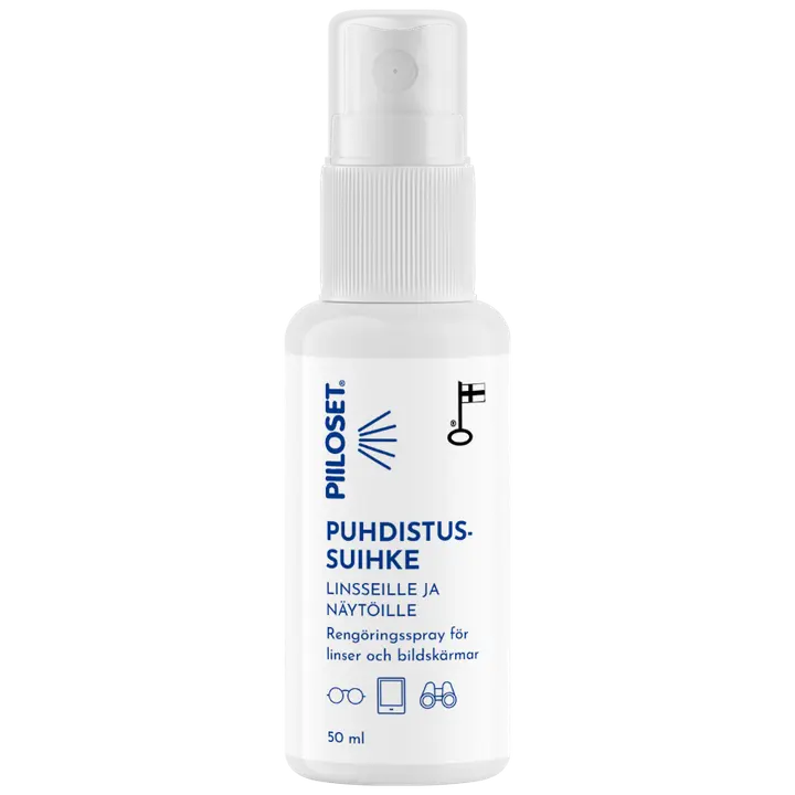 Piiloset linssien puhdistussuihke 50 ml