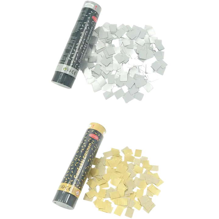 Konfettipüs, kuld/hõbe