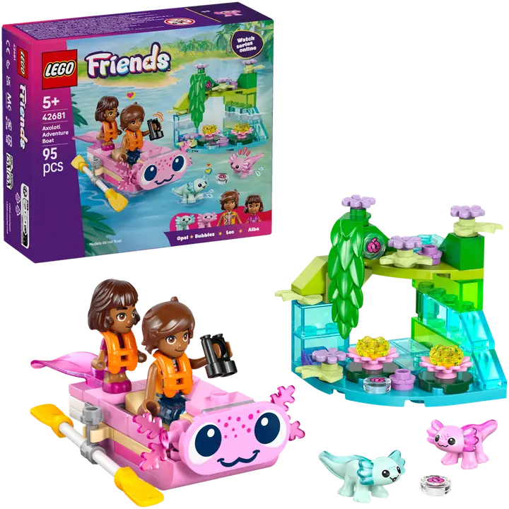 LEGO® LEGO Friends 42681 Aksolotli-seikkailuvene