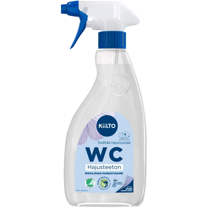 Kiilto WC biohajoava puhdistussuihke Hajusteeton 600 ml