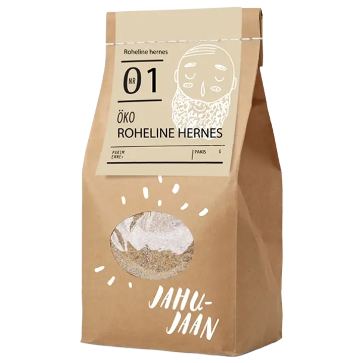 Jahu-jaan öko roheline hernes 750 g