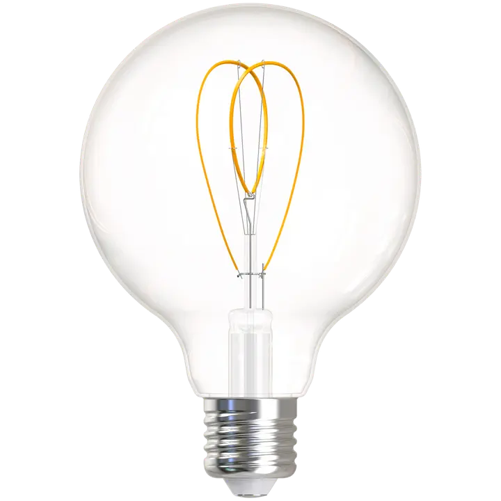 Roosa nauha Airam LED Globe-95 E27 470lm 3000K CRI90