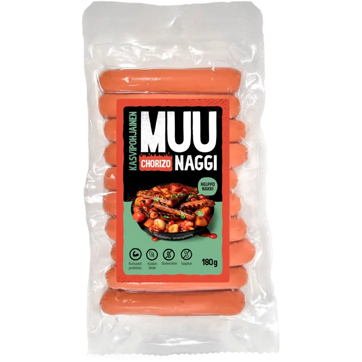 MUU Kasvipohjainen Chorizo Naggi 180 g