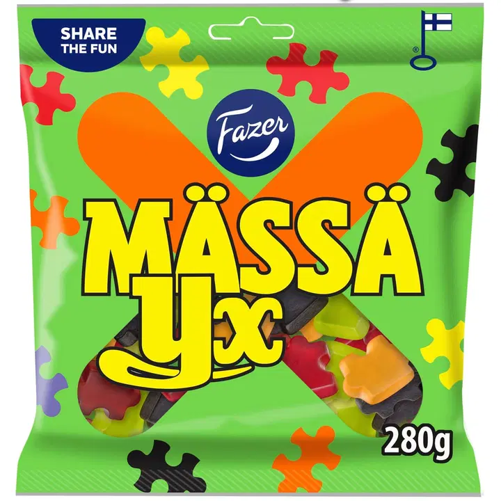 Fazer Ässä Mässä Yx karkkipussi 280g