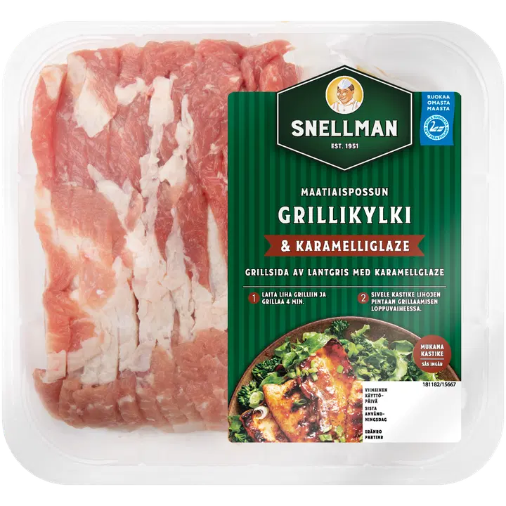 Snellman Maatiaispossn grillikylki & karamelliglaze n. 400 g