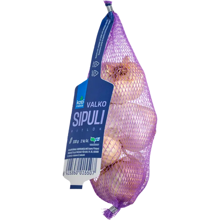 Kotimaista valkosipuli 100g