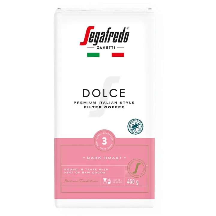 Segafredo Dolce suodatinkahvi RAC 450g
