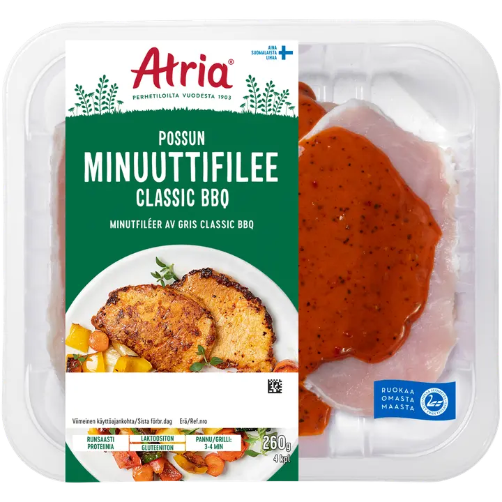 Atria Possun Minuuttifilee Classic BBQ 260g