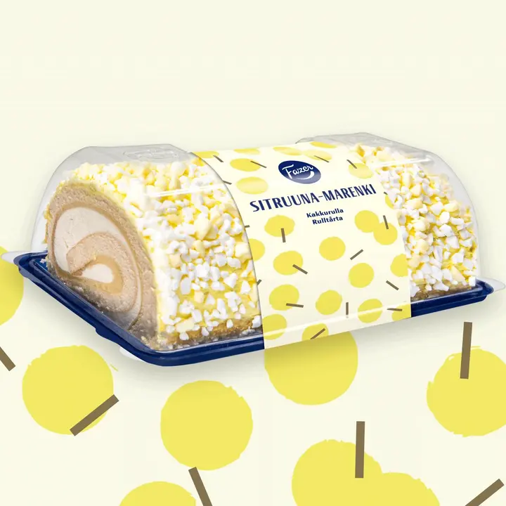 Fazer Sitruuna-marenkikakkurulla 450g