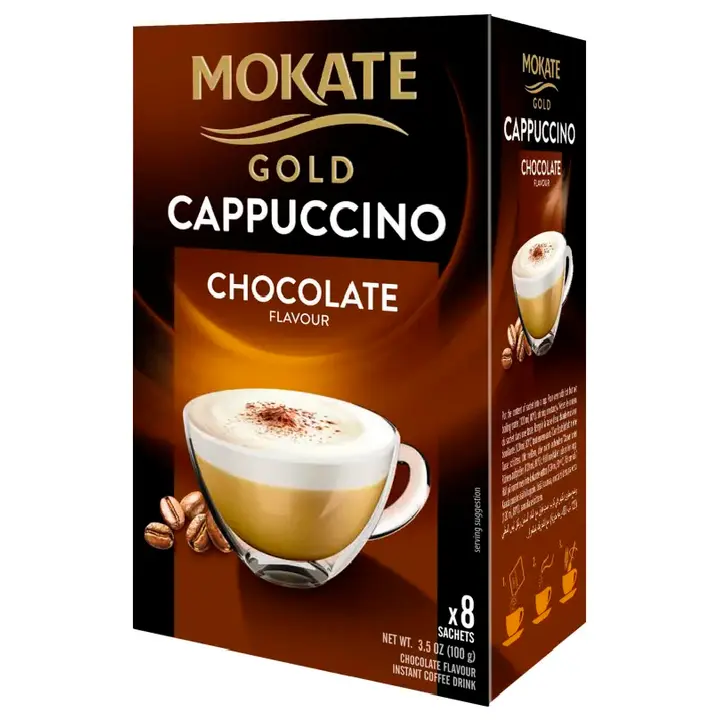 Mokate cappuccino kohvijook šokolaadimaitseline 12.5g x 8