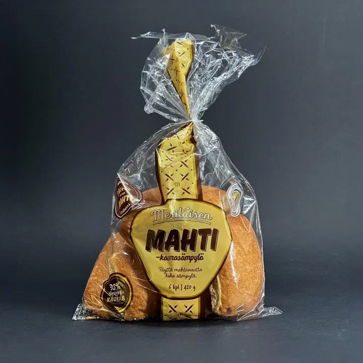 Meriläisen Leipomo Mahti kaurasämpylä 6 kpl / 420 g