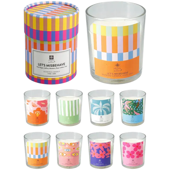 Tuoksulasikynttilä lajitelma Phrases