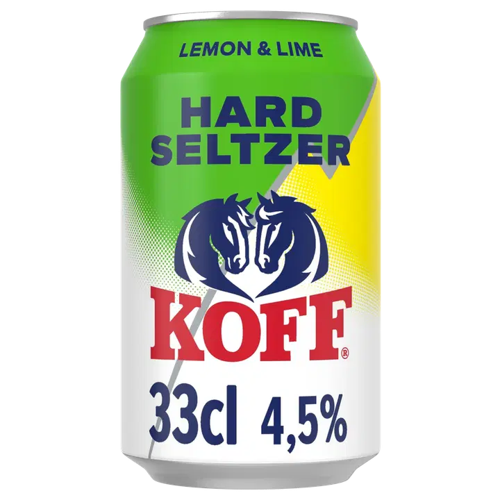 Koff Hard Seltzer Lemon-Lime maustettu alkoholijuoma 4,5 % tölkki 0,33 L