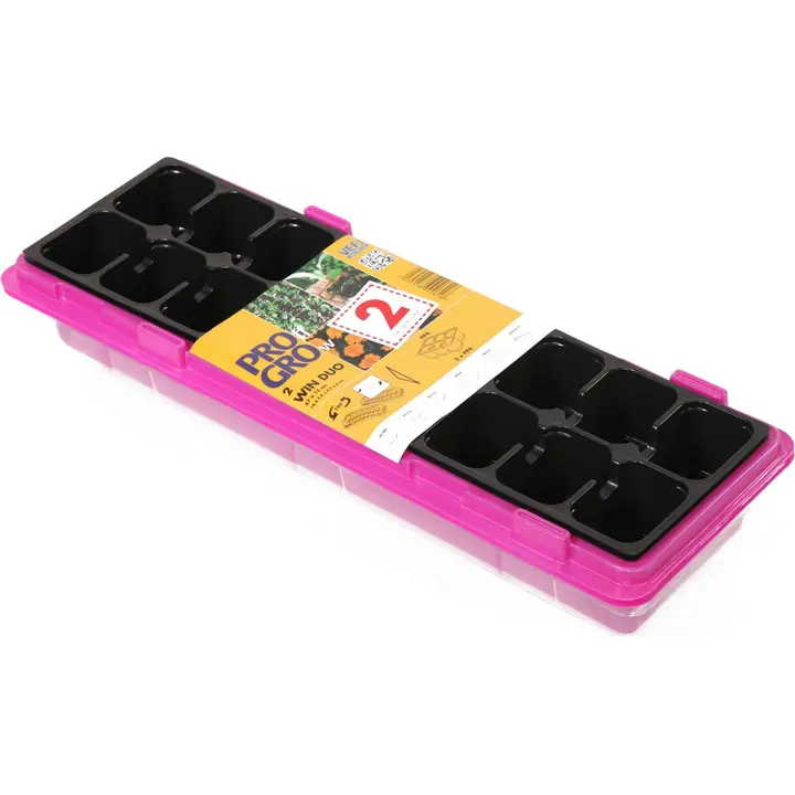 Külvikast 18-le 2 tk roosa plast