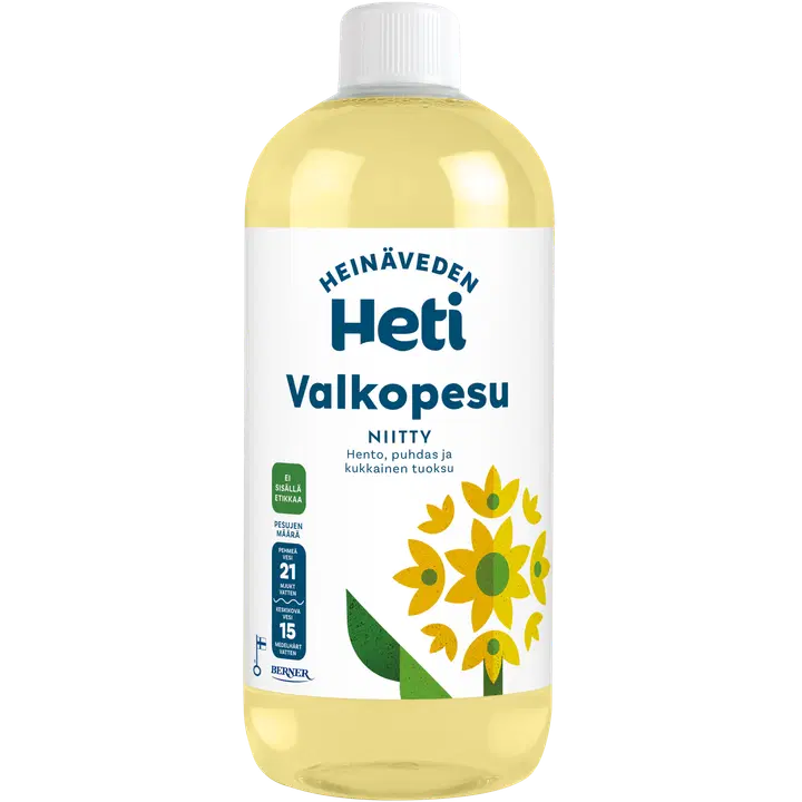 Heinäveden Heti 750ml Valkopesu Niitty Pyykinpesuneste