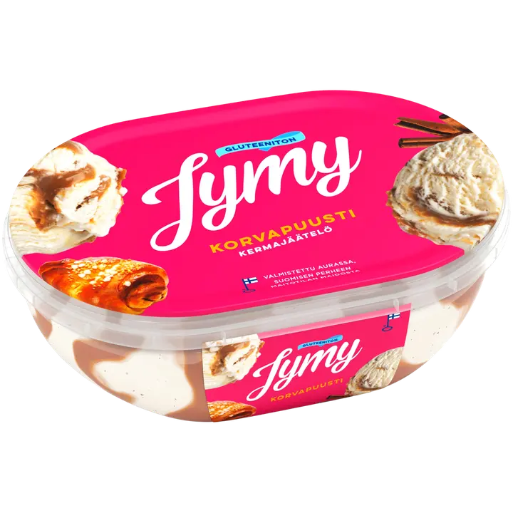 Jymy Korvapuusti gluteeniton kermajäätelö 900ml