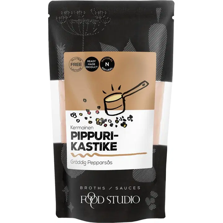 Kermainen pippurikastike 230ml, Food Studio
