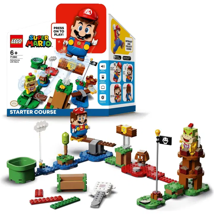 LEGO® Super Mario™ Seikkailut Marion kanssa -aloitusrata 71360