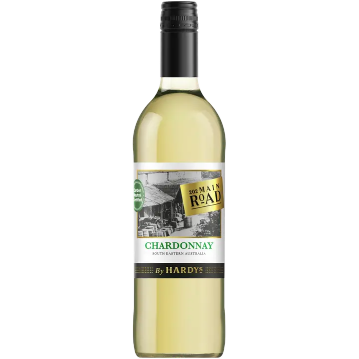 Hardys Chardonnay 202 Main Road GT vein 11%vol 750ml