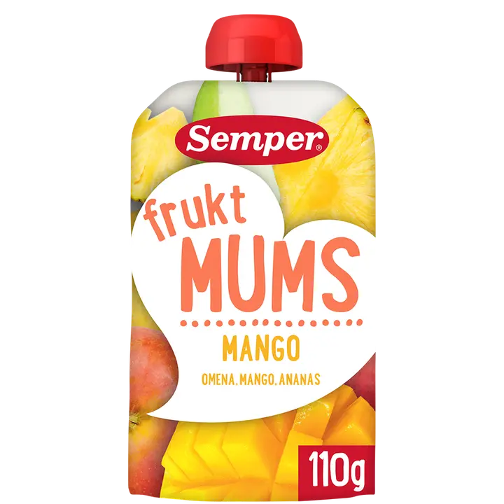 Semper Fruktmums Mango 6kk hedelmäsose 110g