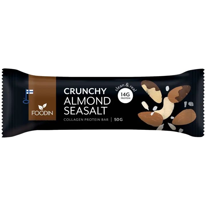 Foodin Collagen protein bar Almond Seasalt 50g
