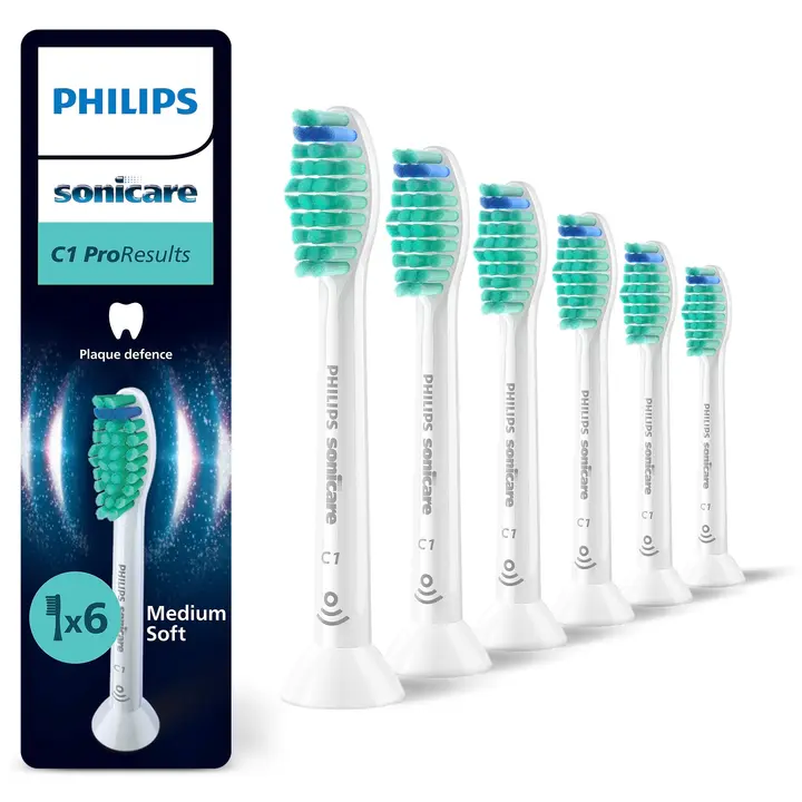 Philips Sonicare C1 ProResults vaihtoharjat 6 kpl/pakkaus, HX6016/87