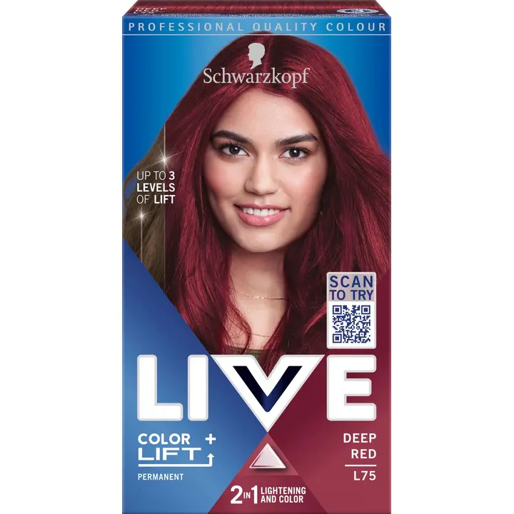 Schwarzkopf LIVE L75 Deep Red hiusväri
