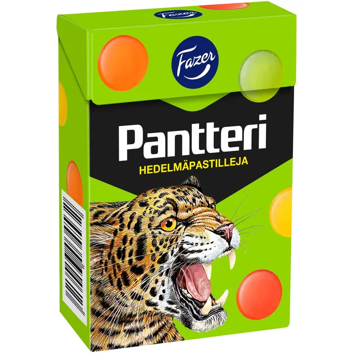 Fazer Pantteri Hedelmäpastilli 70g