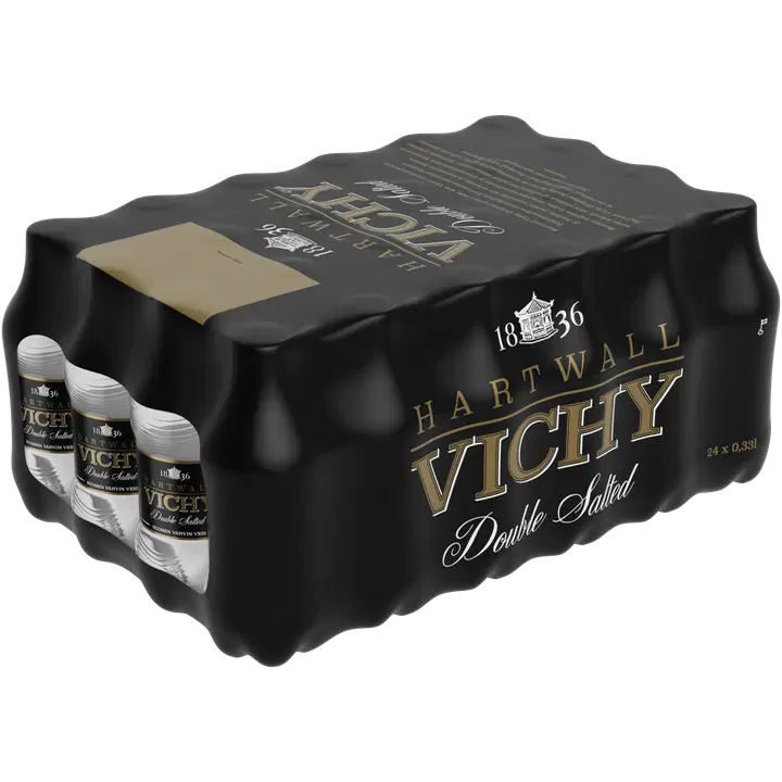 24 x Hartwall Vichy Original Double Salted kivennäisvesi 0,33 l
