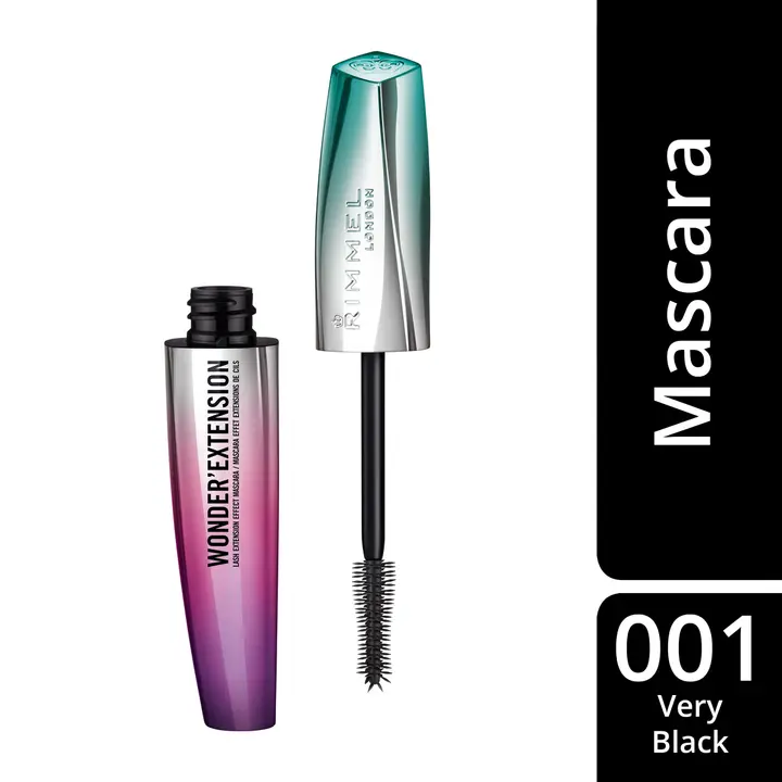 Rimmel London Wonder'Extension Mascara, 001 Very Black 11 ml ripsiväri