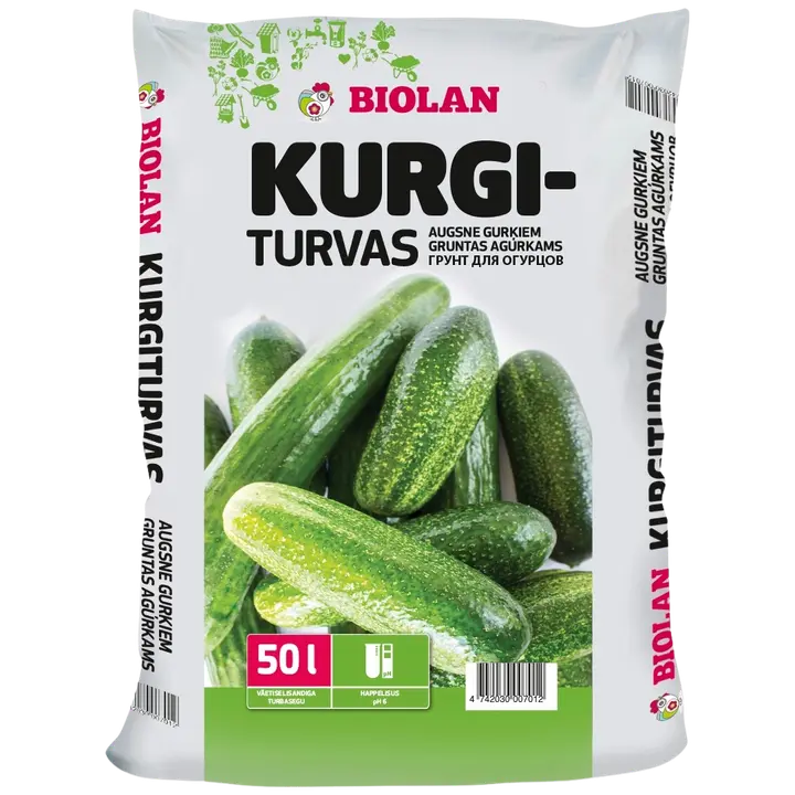 Kurgiturvas 50 l, väetatud ja lubjatud kasvuturvas