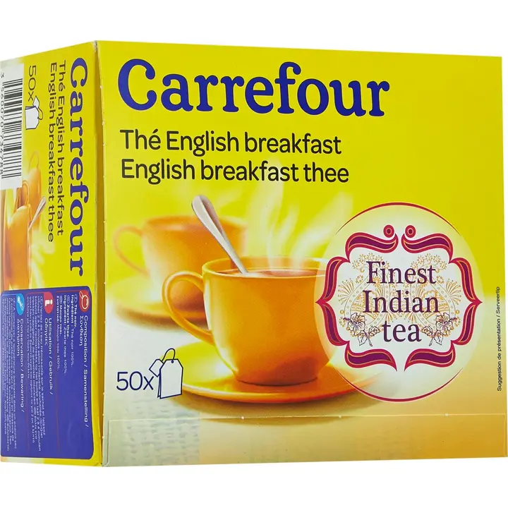 Carrefour English Breakfast tee 50X2g
