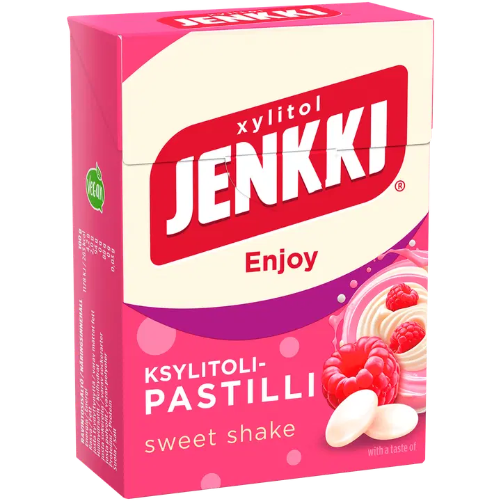 Jenkki Enjoy Sweet Shake ksylitolipastilli 80g