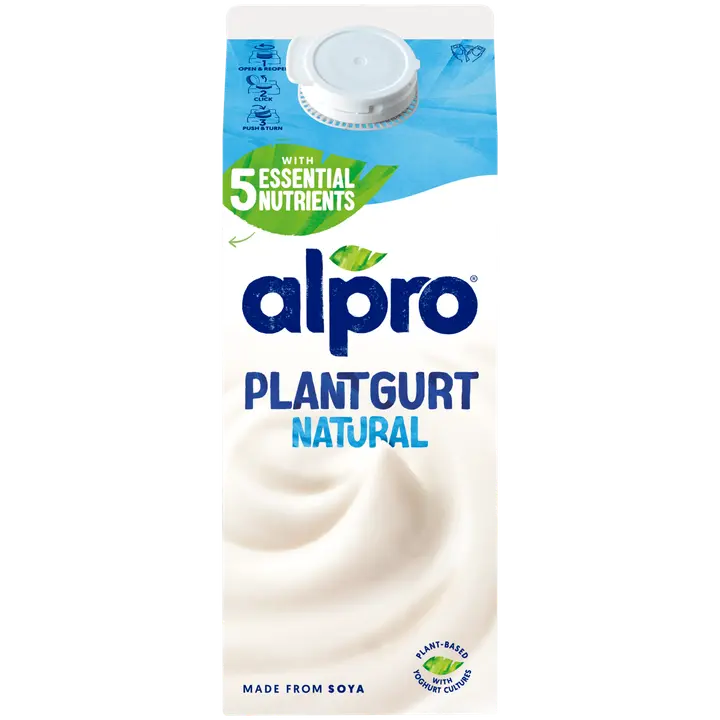 Alpro Plantgurt Hapatettu soijavalmiste, maustamaton 750g