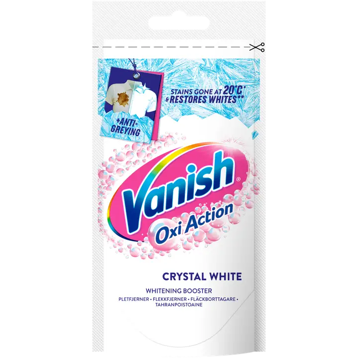 Vanish Crystal White Tahranpoistojauhe 90g