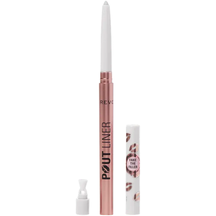 Makeup Revolution Pout Bomb täyteläinen huulenrajaus 1,1g Fake The Filler Clear