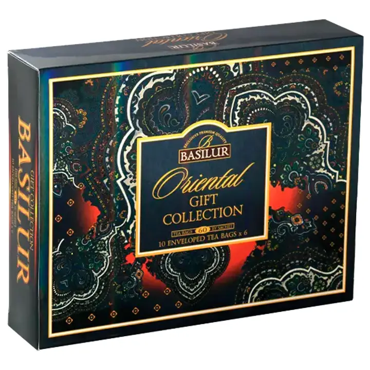 Musta ja rohelise tee assortii Basilur Oriental 110g