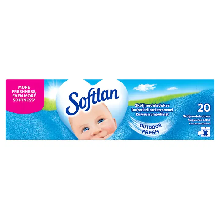 Softlan Outdoor Fresh kuivausrumpuliina 20kpl