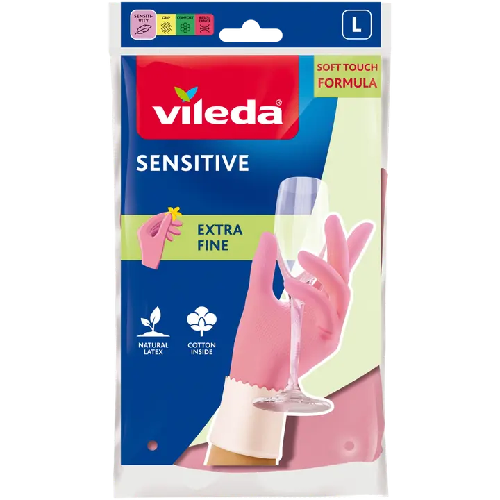 Vileda kummikindad sensitive L