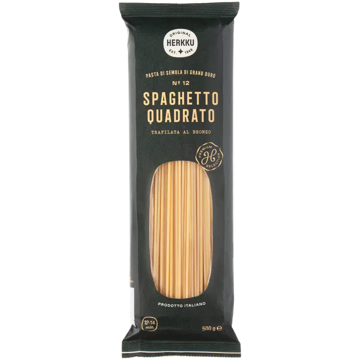 Herkku Spaghetto Quadrato durum pasta 500g
