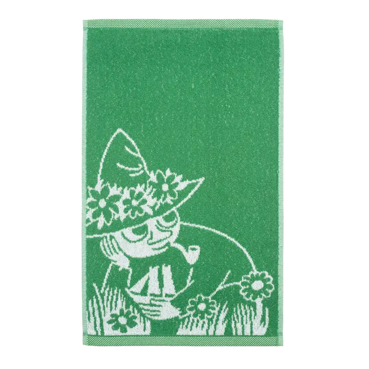 Finlayson Nuuskamuikkunen käsipyyhe vihreä 30x50cm