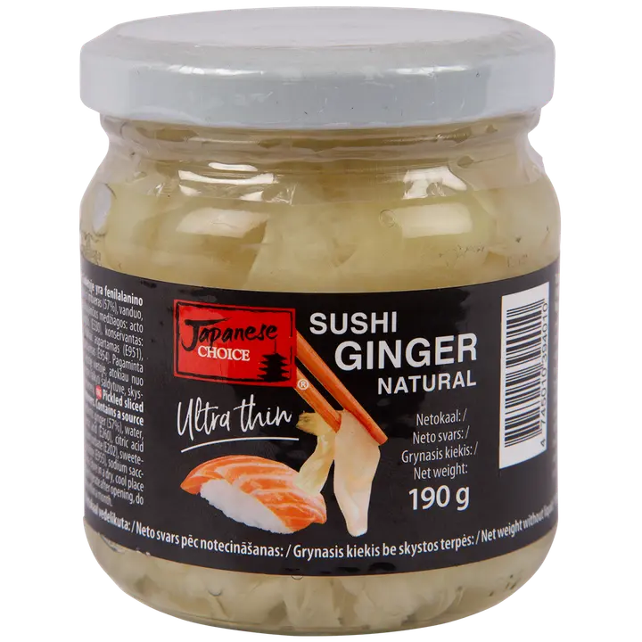 Japanese Choice sushi ingver valge 190g