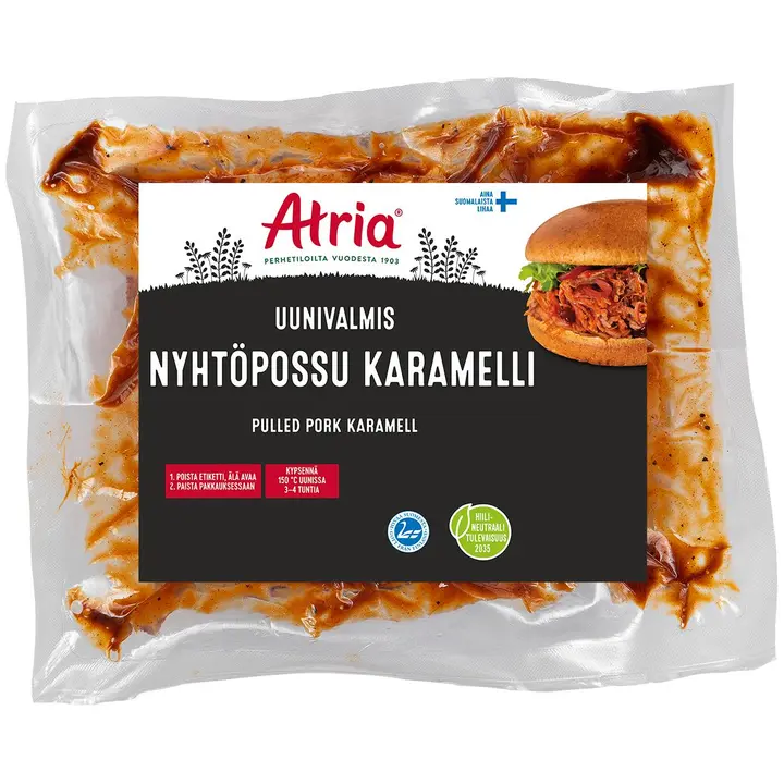 Atria Nyhtöpossu Karamelli n1,3kg