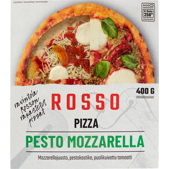 Pizza Pesto Mozzarella 400 g