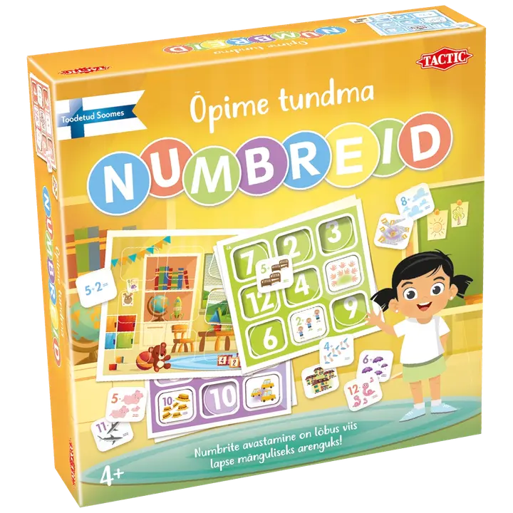 Lauamäng Õpime tundma numbreid