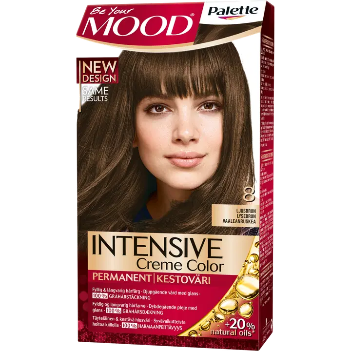 Palette mood juuksevärv helepruun 8