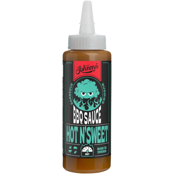 Johnny's BBQ Sauce Hot n’ Sweet grillauskastike 310g