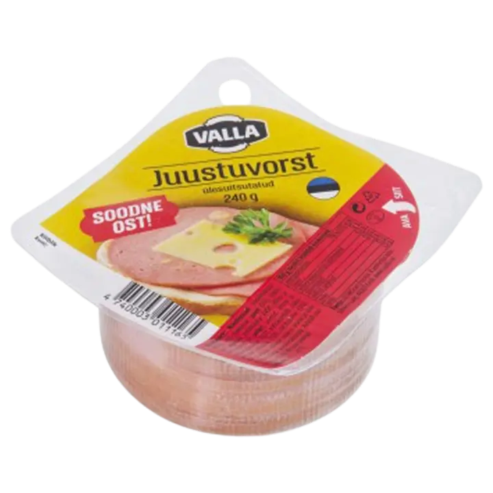 Juustuvorst, viilutatud 240 g