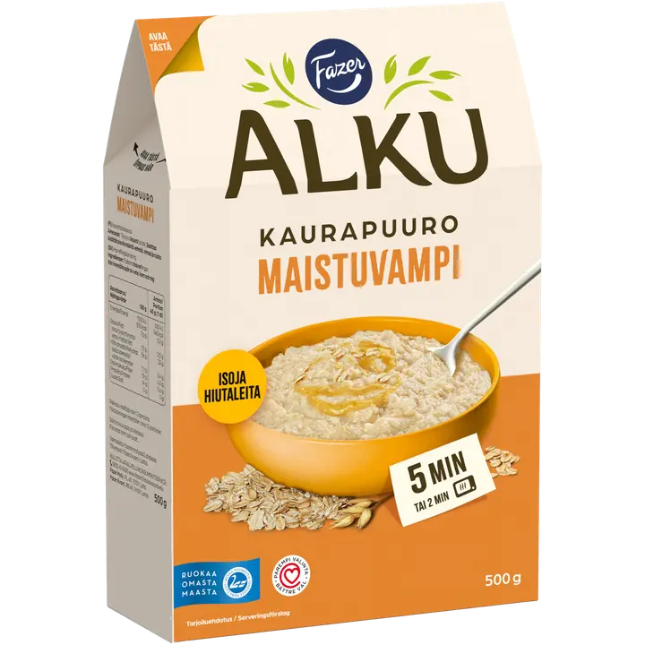 Fazer Alku Maistuvampi kaurapuuro 500 g